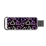 Abstract Background Graphic Pattern Portable USB Flash (Two Sides)
