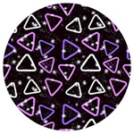 Abstract Background Graphic Pattern Round Trivet