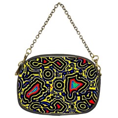 Background Graphic Art Chain Purse (Two Sides) from UrbanLoad.com Front
