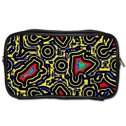 Background Graphic Art Toiletries Bag (Two Sides) from UrbanLoad.com Front