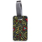 Background Graphic Art Luggage Tag (two sides)