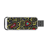 Background Graphic Art Portable USB Flash (Two Sides)