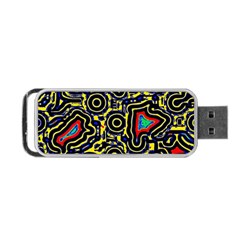 Background Graphic Art Portable USB Flash (Two Sides) from UrbanLoad.com Back