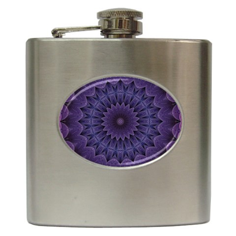 Shape Geometric Symmetrical Hip Flask (6 oz) from UrbanLoad.com Front