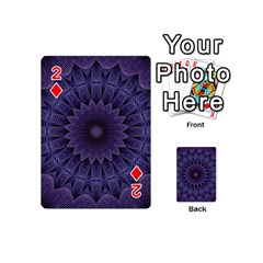 Shape Geometric Symmetrical Playing Cards 54 Designs (Mini) from UrbanLoad.com Front - Diamond2