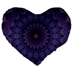 Shape Geometric Symmetrical Large 19  Premium Heart Shape Cushions
