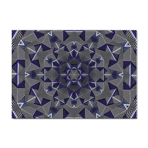 Kaleidoscope Geometric Pattern Sticker A4 (10 pack) from UrbanLoad.com Front