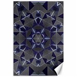 Kaleidoscope Geometric Pattern Canvas 24  x 36 