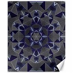 Kaleidoscope Geometric Pattern Canvas 11  x 14 
