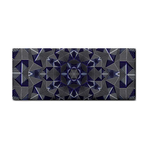Kaleidoscope Geometric Pattern Hand Towel from UrbanLoad.com Front