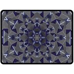 Kaleidoscope Geometric Pattern Fleece Blanket (Large)
