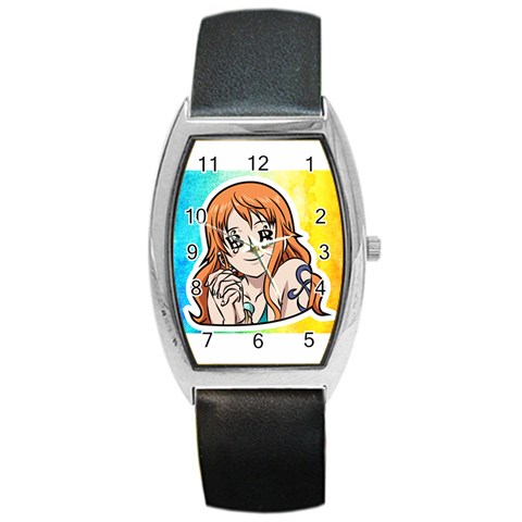 Nami Lovers Money Barrel Style Metal Watch from UrbanLoad.com Front