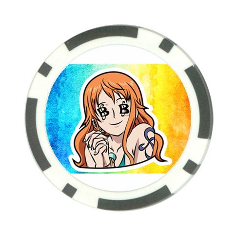 Nami Lovers Money Poker Chip Card Guard from UrbanLoad.com Front