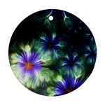 Fractalflowers Round Ornament (Two Sides)