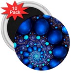 Digitalart Balls 3  Magnets (10 pack) 