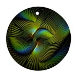 Digitalart  Waves Ornament (Round)
