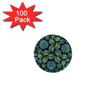 Digitalartflower 1  Mini Buttons (100 pack) 