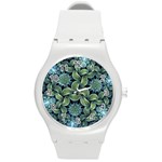 Digitalartflower Round Plastic Sport Watch (M)
