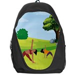 Mother And Daughter Yoga Art Celebrating Motherhood And Bond Between Mom And Daughter. Backpack Bag