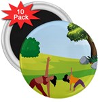 Mother And Daughter Y 3  Magnets (10 pack) 
