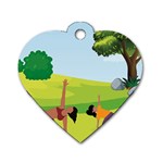 Mother And Daughter Y Dog Tag Heart (One Side)