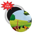 Large 2.25  Magnets (10 pack) 