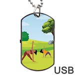 Large Dog Tag USB Flash (Two Sides)