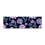 Elegant purple pink peonies in dark blue background Sticker Bumper (10 pack)