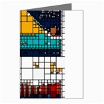 Abstract Statistics Rectangles Classification Greeting Cards (Pkg of 8)