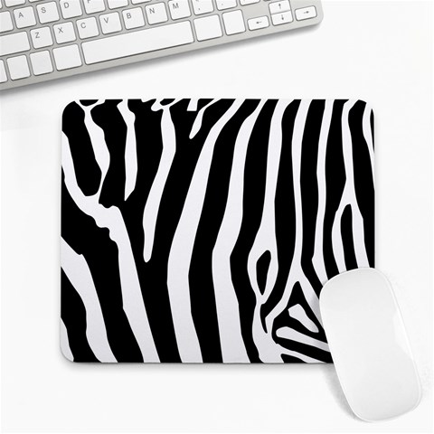 Zebra Print Large Mousepad from UrbanLoad.com Front