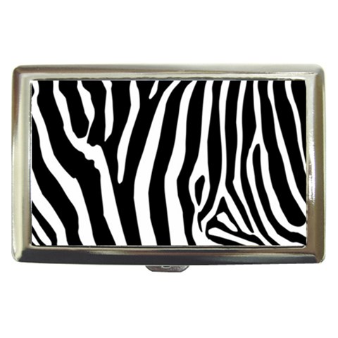 Zebra Print Cigarette Money Case from UrbanLoad.com Front