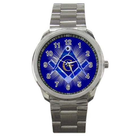 SCsunburst_12 Sport Metal Watch from UrbanLoad.com Front