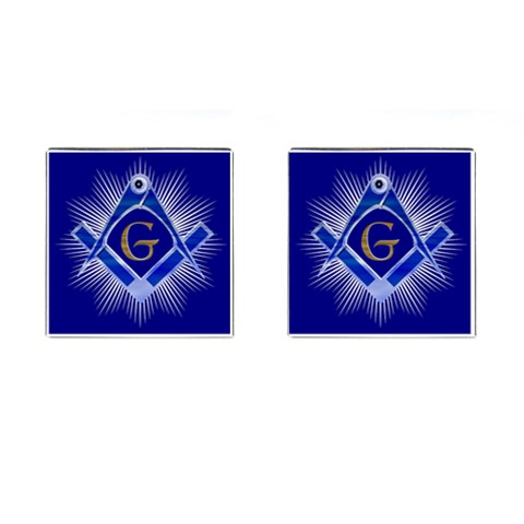SCsunburst_12 Cufflinks (Square) from UrbanLoad.com Front(Pair)