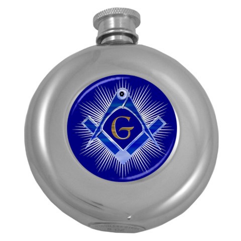 SCsunburst_12 Hip Flask (5 oz) from UrbanLoad.com Front