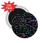 Math-linear-mathematics-education-circle-background 2.25  Magnets (100 pack) 