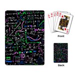 Math-linear-mathematics-education-circle-background Playing Cards Single Design (Rectangle)