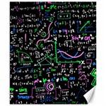 Math-linear-mathematics-education-circle-background Canvas 8  x 10 