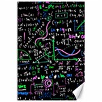 Math-linear-mathematics-education-circle-background Canvas 12  x 18 