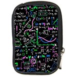 Math-linear-mathematics-education-circle-background Compact Camera Leather Case