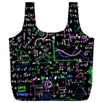 Math-linear-mathematics-education-circle-background Full Print Recycle Bag (XL)
