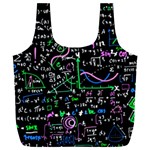 Math-linear-mathematics-education-circle-background Full Print Recycle Bag (XXXL)