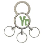 fatherday238 3-Ring Key Chain