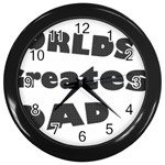 dad Wall Clock (Black)