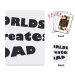 dad Playing Cards Single Design