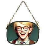 Schooboy With Glasses Chain Purse (One Side)