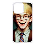 Schooboy With Glasses iPhone 14 Pro Max TPU UV Print Case
