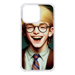 Schooboy With Glasses iPhone 13 Pro TPU UV Print Case