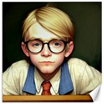 Schooboy With Glasses 2 Canvas 12  x 12 