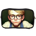 Schooboy With Glasses 2 Toiletries Bag (Two Sides)
