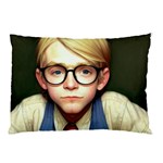 Schooboy With Glasses 2 Pillow Case (Two Sides)